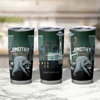 Raccoon Jimothy Runs This City Tumbler Cup