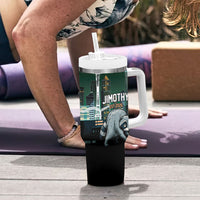 Raccoon Jimothy Runs This City Tumbler With Handle