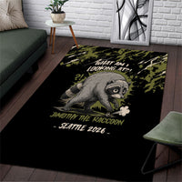 Raccoon Jimothy Meme Area Rug What Am I Looking At