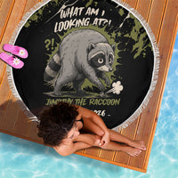Raccoon Jimothy Meme Beach Blanket What Am I Looking At