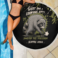 Raccoon Jimothy Meme Beach Blanket What Am I Looking At
