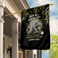 Raccoon Jimothy Meme Garden Flag What Am I Looking At
