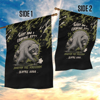 Raccoon Jimothy Meme Garden Flag What Am I Looking At