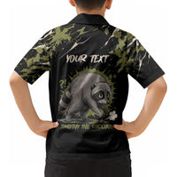 Personalized Raccoon Jimothy Meme Kid Hawaiian Shirt What Am I Looking At