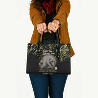 Raccoon Jimothy Meme Leather Bag What Am I Looking At