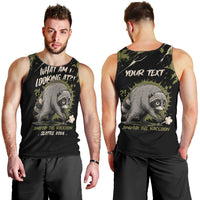 Personalized Raccoon Jimothy Meme Men Tank Top What Am I Looking At