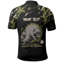 Personalized Raccoon Jimothy Meme Polo Shirt What Am I Looking At