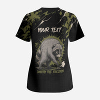 Personalized Raccoon Jimothy Meme Scrub Top What Am I Looking At