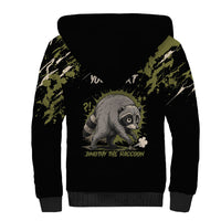 Personalized Raccoon Jimothy Meme Sherpa Hoodie What Am I Looking At