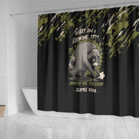 Raccoon Jimothy Meme Shower Curtain What Am I Looking At