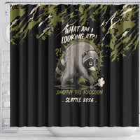 Raccoon Jimothy Meme Shower Curtain What Am I Looking At
