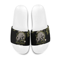 Raccoon Jimothy Meme Slide Sandals What Am I Looking At