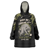 Personalized Raccoon Jimothy Meme Wearable Blanket Hoodie What Am I Looking At