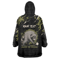 Personalized Raccoon Jimothy Meme Wearable Blanket Hoodie What Am I Looking At