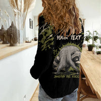 Personalized Raccoon Jimothy Meme Women Casual Shirt What Am I Looking At