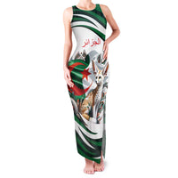 Algeria Fennec Fox Personalized Family Matching Tank Maxi Dress and Hawaiian Shirt with Algerian Culture and Nature - Wonder Print Shop