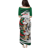 Algeria Fennec Fox Personalized Puletasi with Algerian Culture and Nature - Wonder Print Shop