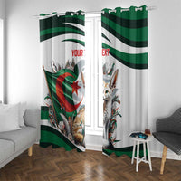 Algeria Fennec Fox Personalized Window Curtain with Algerian Culture and Nature - Wonder Print Shop