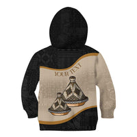 Algeria Tajine Dish Personalized Kid Hoodie with African Tribal Pattern - Wonder Print Shop