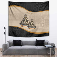 Algeria Tajine Dish Personalized Tapestry with African Tribal Pattern - Wonder Print Shop