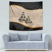 Algeria Tajine Dish Personalized Tapestry with African Tribal Pattern - Wonder Print Shop