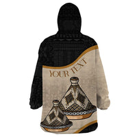 Algeria Tajine Dish Personalized Wearable Blanket Hoodie with African Tribal Pattern - Wonder Print Shop