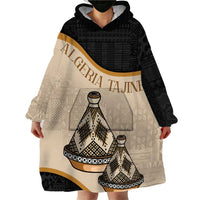 Algeria Tajine Dish Personalized Wearable Blanket Hoodie with African Tribal Pattern - Wonder Print Shop