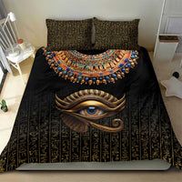 Egypt Eyes Of Horus Bedding Set with Egyptian Hieroglyphs LT9 - Wonder Print Shop