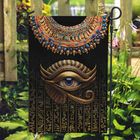 Egypt Eyes Of Horus Garden Flag with Egyptian Hieroglyphs - Wonder Print Shop