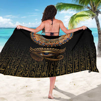 Egypt Eyes Of Horus Sarong with Egyptian Hieroglyphs - Wonder Print Shop