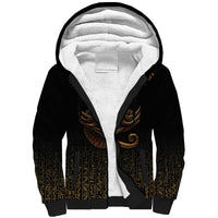 Egypt Eyes Of Horus Sherpa Hoodie with Egyptian Hieroglyphs - Wonder Print Shop