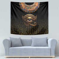 Egypt Eyes Of Horus Tapestry with Egyptian Hieroglyphs - Wonder Print Shop