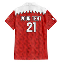 Custom Bahrain Cricket Family Matching Summer Maxi Dress and Hawaiian Shirt Coat of arms of Bahrain with Sporty Pattern - Wonder Print Shop