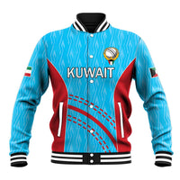 Custom Kuwait Cricket Baseball Jacket Kuwayt Sporty Pattern LT9 - Wonder Print Shop