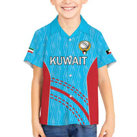 Custom Kuwait Cricket Family Matching Tank Maxi Dress and Hawaiian Shirt Kuwayt Sporty Pattern - Wonder Print Shop