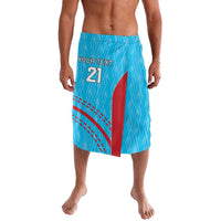 Custom Kuwait Cricket Lavalava Kuwayt Sporty Pattern - Wonder Print Shop