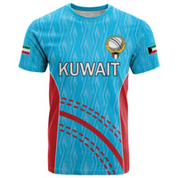 Custom Kuwait Cricket T Shirt Kuwayt Sporty Pattern - Wonder Print Shop