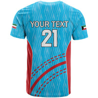 Custom Kuwait Cricket T Shirt Kuwayt Sporty Pattern - Wonder Print Shop