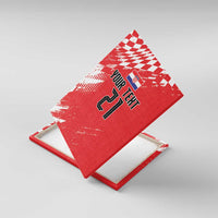 Croatia Rugby Custom Canvas Wall Art Chessboard with Sporty Pattern LT9 - Wonder Print Shop