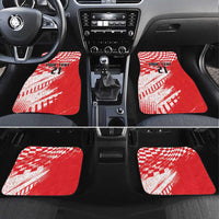 Croatia Rugby Custom Car Mats Chessboard with Sporty Pattern LT9 - Wonder Print Shop