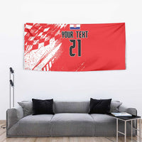 Croatia Rugby Custom Tapestry Chessboard with Sporty Pattern - Wonder Print Shop