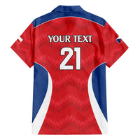 Czech Republic Rugby Custom Family Matching Short Sleeve Bodycon Dress and Hawaiian Shirt Silver Double-tailed Lion Sporty Pattern - Wonder Print Shop