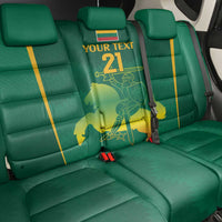 Lithuania Rugby Custom Back Car Seat Cover Lietuvos Nacionaline Regbio Sąjungos Komanda LT9 - Wonder Print Shop