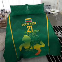 Lithuania Rugby Custom Bedding Set Lietuvos Nacionaline Regbio Sąjungos Komanda LT9 - Wonder Print Shop