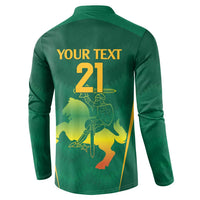Lithuania Rugby Custom Button Sweatshirt Lietuvos Nacionaline Regbio Sąjungos Komanda LT9 - Wonder Print Shop