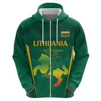 Lithuania Rugby Custom Hoodie Lietuvos Nacionaline Regbio Sąjungos Komanda - Wonder Print Shop