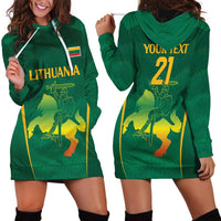Lithuania Rugby Custom Hoodie Dress Lietuvos Nacionaline Regbio Sąjungos Komanda - Wonder Print Shop