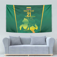 Lithuania Rugby Custom Tapestry Lietuvos Nacionaline Regbio Sąjungos Komanda - Wonder Print Shop