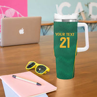 Lithuania Rugby Custom Tumbler With Handle Lietuvos Nacionaline Regbio Sąjungos Komanda - Wonder Print Shop