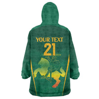 Lithuania Rugby Custom Wearable Blanket Hoodie Lietuvos Nacionaline Regbio Sąjungos Komanda - Wonder Print Shop